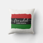 アフリカスタイリッシュの12番目の自由 クッション (裏面)