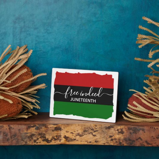 アフリカスタイリッシュの12番目の自由 フォトプラーク (側面)