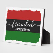 アフリカスタイリッシュの12番目の自由 フォトプラーク (側面)