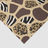 アフリカスタイルアニマルプリント「サファリ」ティッシュペーパー 薄葉紙 (詳細)