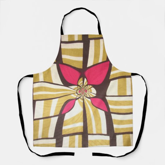 アフリカスタイルケンテ女子アイディア エプロン (正面)