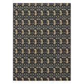 アフリカスタイルフォークアート テーブルクロス (正面)