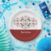 アフリカスタイル ペーパープレート (パーティー)