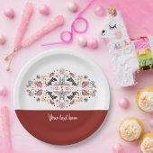 アフリカスタイル ペーパープレート (パーティー)