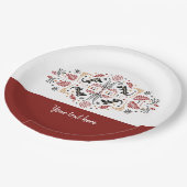 アフリカスタイル ペーパープレート (アングル)