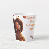 アフリカスタムカのコーヒーマグ カフェラテマグ (正面)