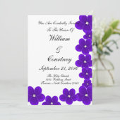 アフリカスミレ招待状 招待状 (スタンド正面)