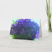 アフリカスミレ カード (正面)