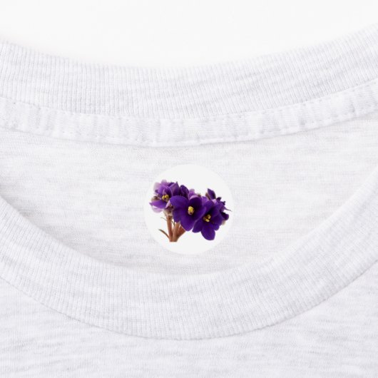 アフリカスミレ ラベル (貼付)