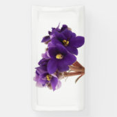 アフリカスミレ 横断幕 (縦)