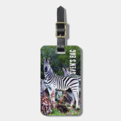 アフリカゼブラアロエ ラゲッジタグ (正面縦)