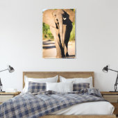 アフリカゾウが歩く キャンバスプリント (インサイチュ (寝室))