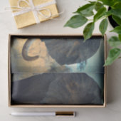 アフリカゾウが近く 薄葉紙 (ギフト)