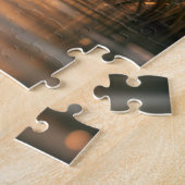 アフリカゾウと彼女のベビー ジグソーパズル (側面)