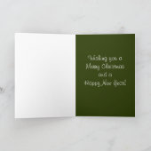 アフリカゾウのクリスマスカード シーズンカード (内部)