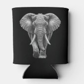 アフリカゾウのサファリと動物園の冒険 缶クーラー (裏面)