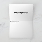 アフリカゾウの夕日 カード (内部)