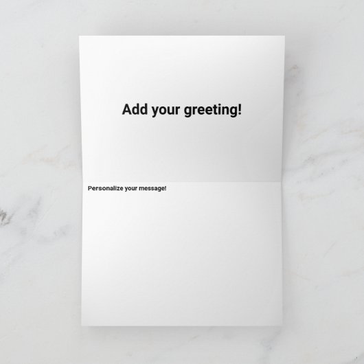 アフリカゾウの夕日 カード (内部)