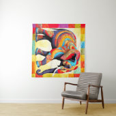 アフリカゾウの掛け布団ルックタペストリー タペストリー (インサイチュ(横))