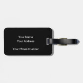 アフリカゾウの荷物のラベル ラゲッジタグ (裏面横)