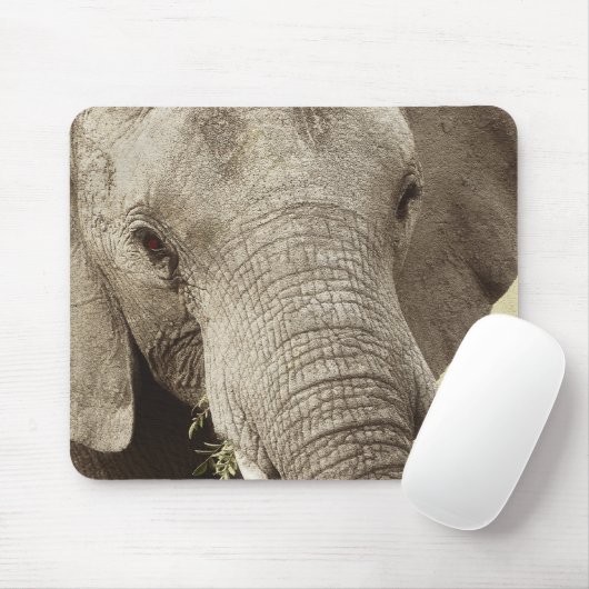 アフリカゾウの野性生物のサファリのmousepads マウスパッド (マウス)