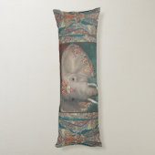 アフリカゾウインド民族部族ボホティール（緑がかった色） ボディピロー (裏面 (縦))