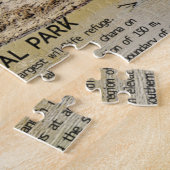 アフリカゾウジグソーパズル ジグソーパズル (側面)