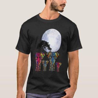 アフリカゾウスタイリッシュエ救ンナE Tシャツ