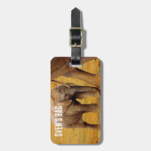 アフリカゾウベビー子牛 ラゲッジタグ (正面縦)