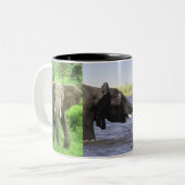 アフリカゾウマグ ツートーンマグカップ (正面左)