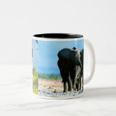 アフリカゾウマグ ツートーンマグカップ (正面右)