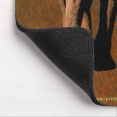 アフリカゾウ大型5野生動物マウスパッド マウスパッド (コーナー)