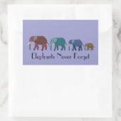 アフリカゾウ散歩 ラウンドシール (バッグ)