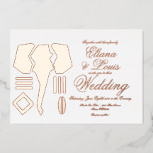 アフリカゾウ結婚マーキングプレス