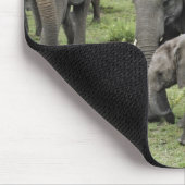 アフリカゾウ群 マウスパッド (コーナー)