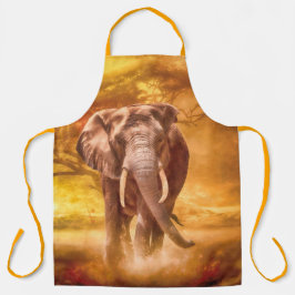 アフリカゾウ貴族 エプロン