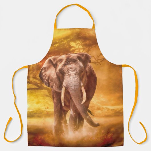 アフリカゾウ貴族 エプロン (正面)