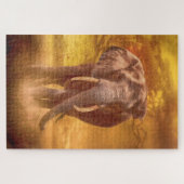 アフリカゾウ貴族 ジグソーパズル (横)