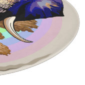 アフリカゾウ超現実ポートレート カッティングボード (角)