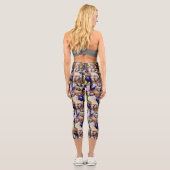 アフリカゾウ超現実ポートレート カプリレギンス (裏面)