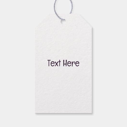 アフリカゾウ超現実ポートレート ギフトタグ (裏面)