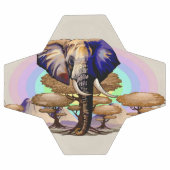 アフリカゾウ超現実ポートレート サッカーボール (フラット)