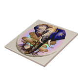 アフリカゾウ超現実ポートレート タイル (側面)