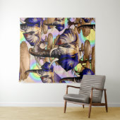 アフリカゾウ超現実ポートレート タペストリー (インサイチュ(横))