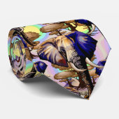 アフリカゾウ超現実ポートレート ネクタイ (ロール)