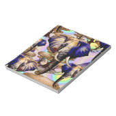 アフリカゾウ超現実ポートレート ノートパッド (回転)