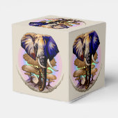 アフリカゾウ超現実ポートレート フェイバーボックス (裏面サイド)