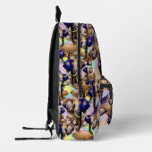 アフリカゾウ超現実ポートレート プリントバックパック (左)