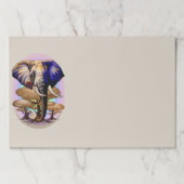 アフリカゾウ超現実ポートレート ペーパーパッド (正面)