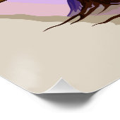 アフリカゾウ超現実ポートレート ポスター (コーナー)